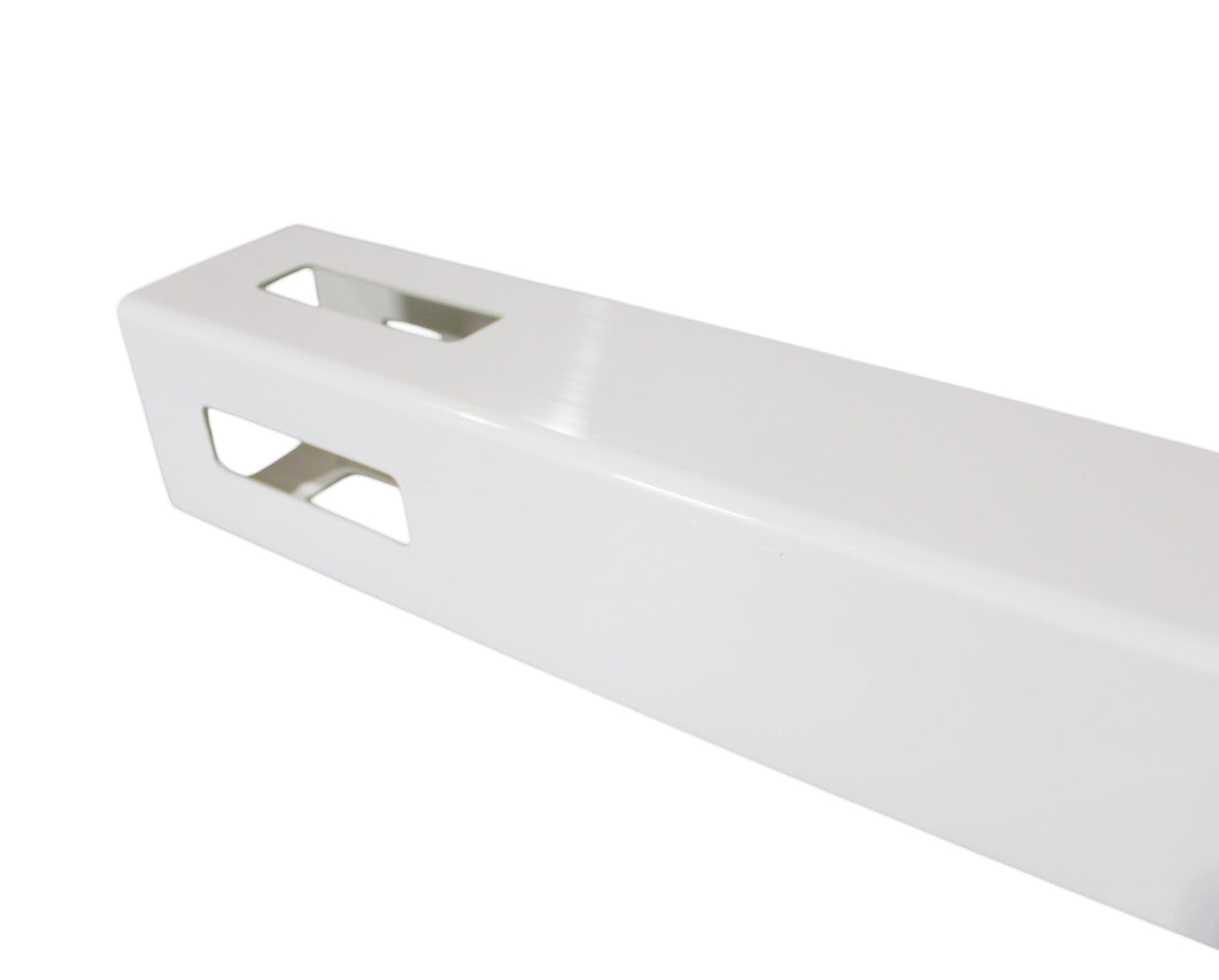 4"x4"x6' White Vinyl Routed 4 Way X Fence Posts for 6ft Vinyl Picket Fence (4" W x 72"H)