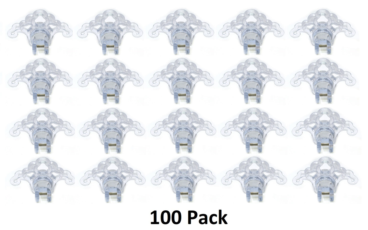 JSP Manufacturing Clear Plastic Roof Ice Guard Snow Guard Snow Stops for Standing Seam Metal Roofing -Multi-Pack Listing