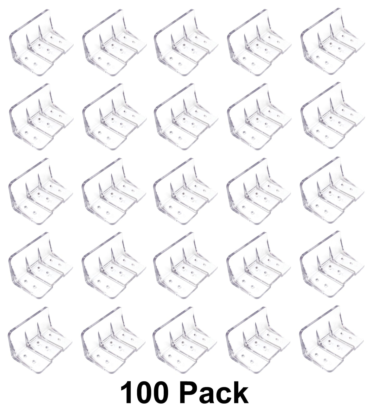 Clear Plastic Jumbo Rocky Snow & Ice Roof Guards with Minor Rib Straddling Step Prevents Sliding Snow Ice Buildup