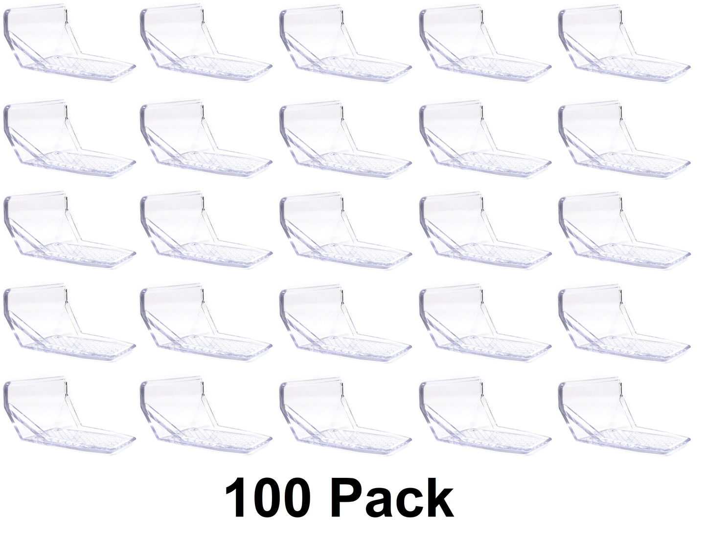 Clear Plastic Jumbo Alpine Snow & Ice Roof Guards Prevents Sliding Snow Ice Buildup