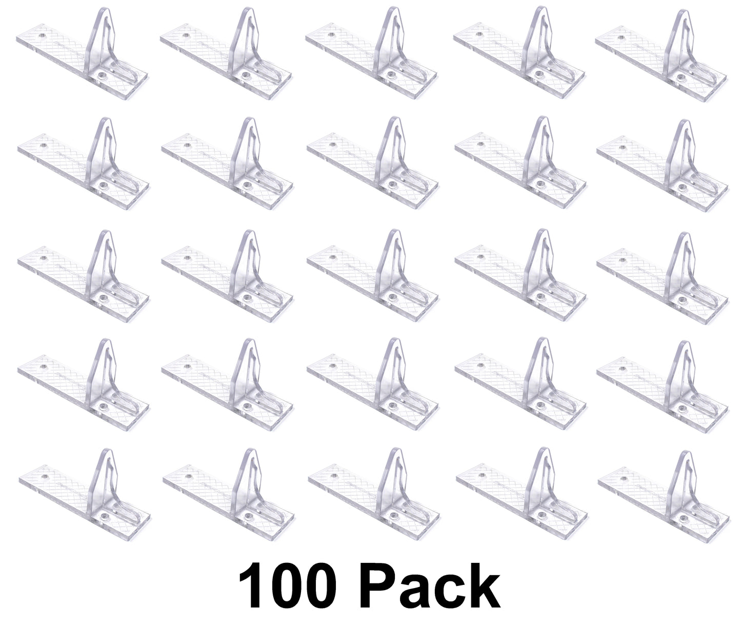 Clear Plastic Aspen Mini Snow & Ice Roof Guards Prevents Sliding Snow Ice Buildup