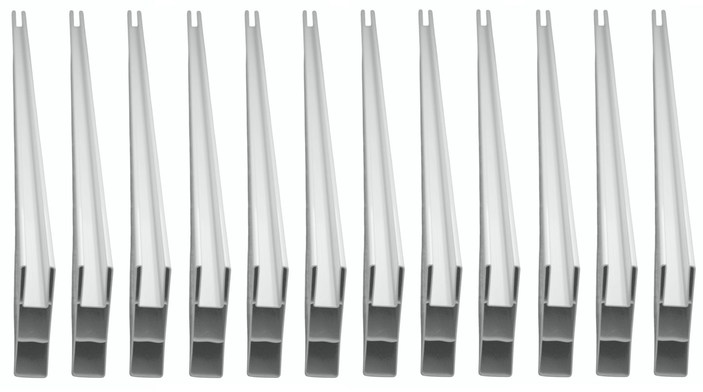 8ft Vinyl Privacy Fence Pocket Rails