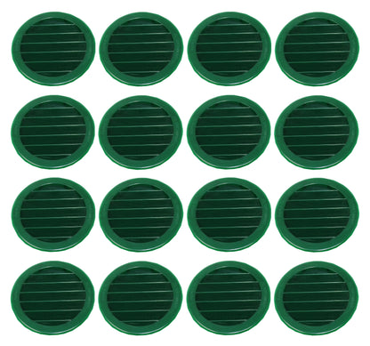 4" Round Plastic Louver Soffit Air Vent Reptile Screen Grille Cover