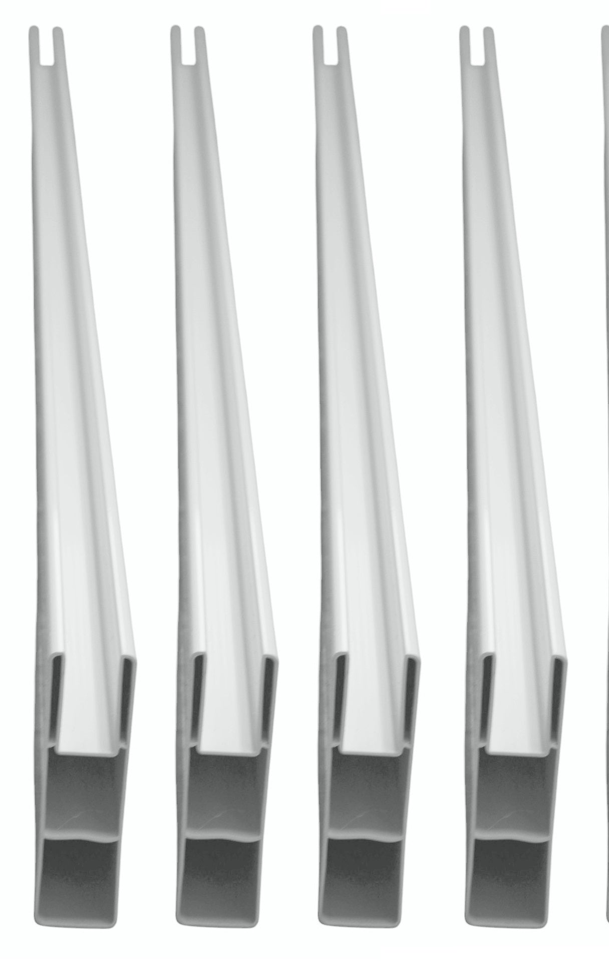 6ft Vinyl Privacy Fence Pocket Rails