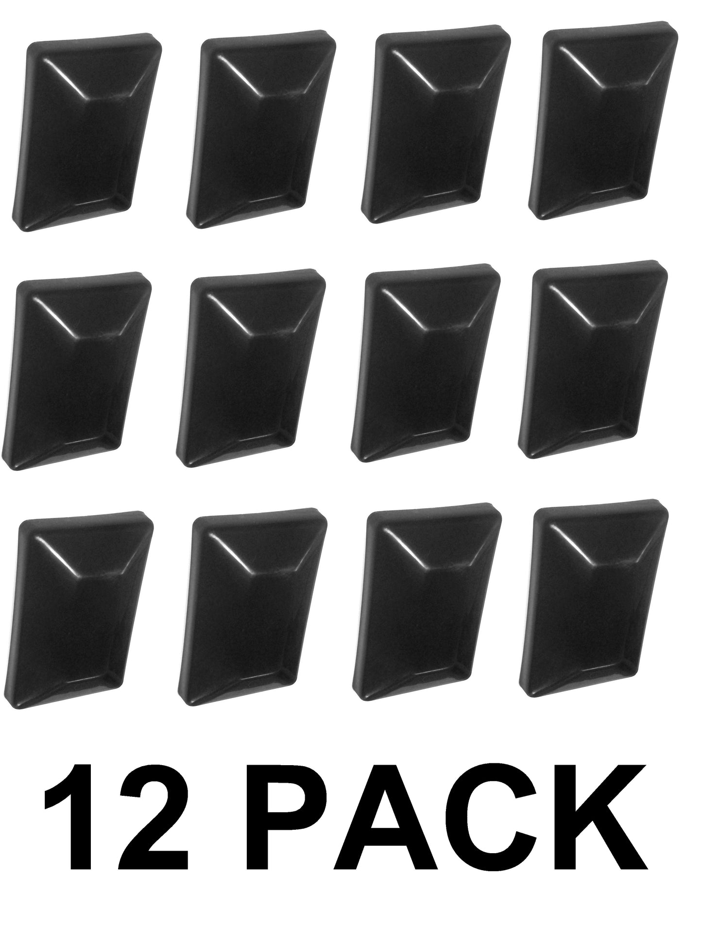4x6 Nominal (3-5/8"x 5-5/8") Black Fence Post Caps Fits Treated Posts 4 x 6 Nominal Fence Post Caps BLACK
