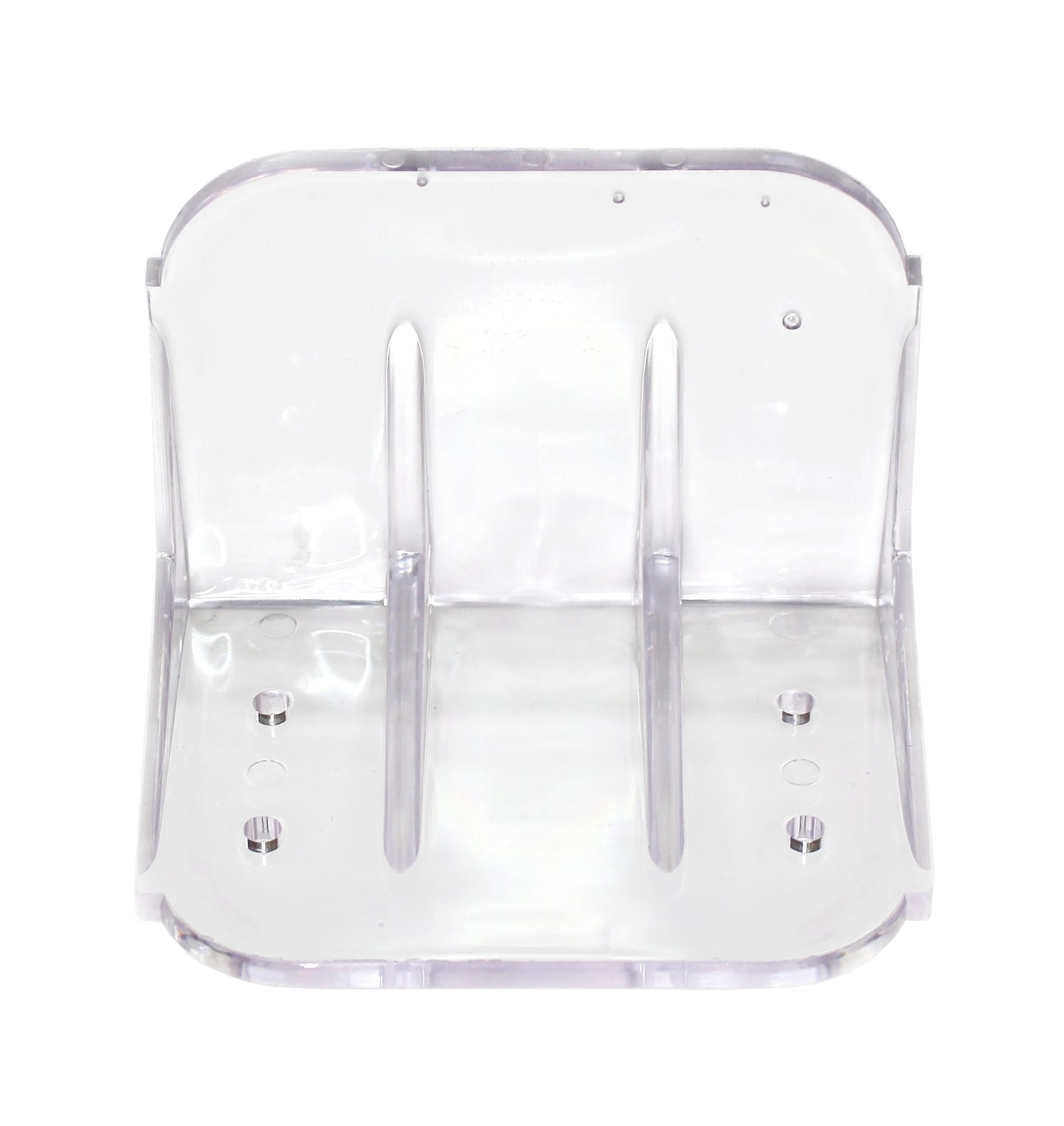 Clear Plastic Jumbo 10 Piece Roof Ice Guard Snow Guard | Prevent Sliding Snow Ice Buildup