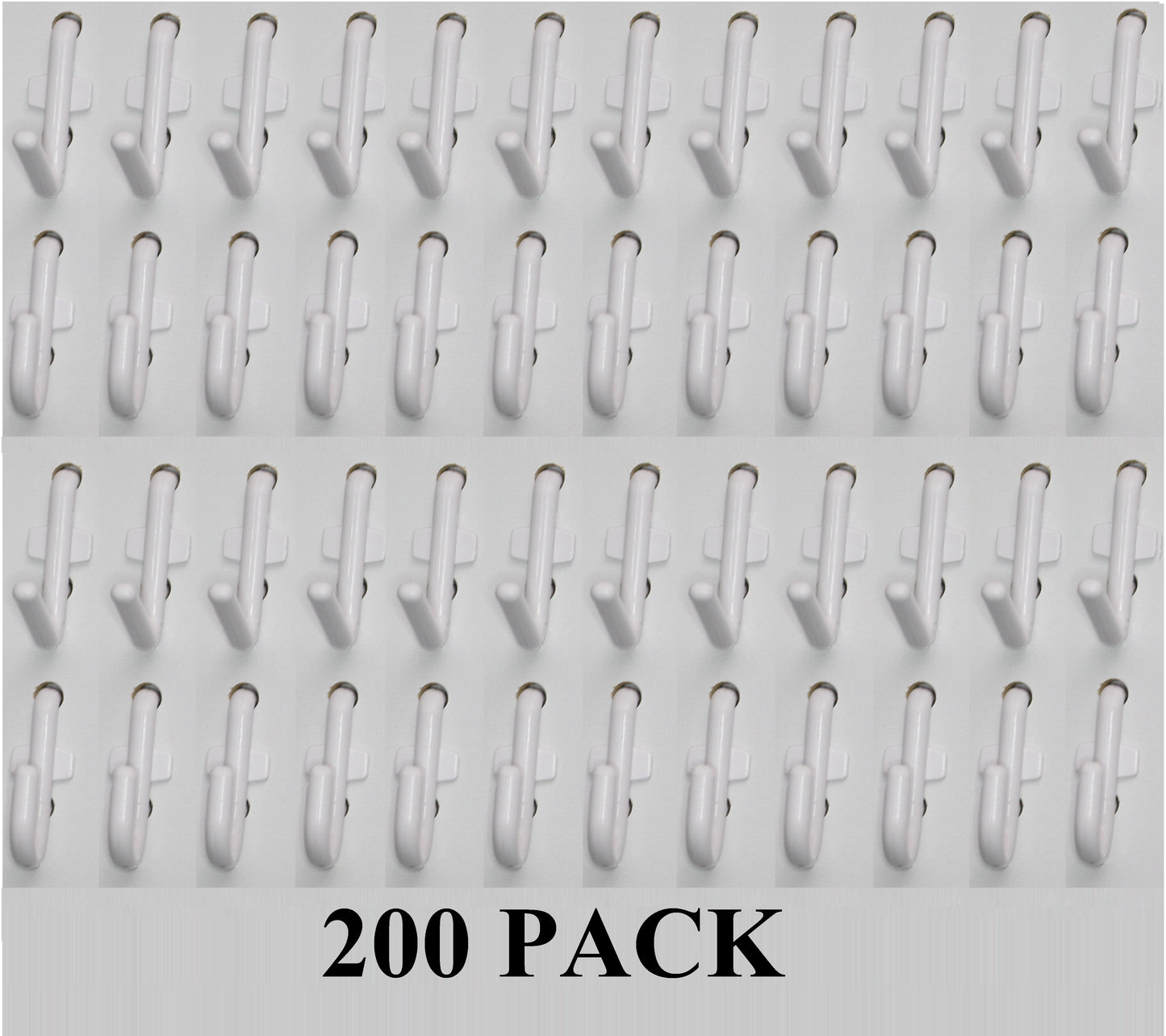 J & L Style Plastic White Pegboard Locking Hooks Kits - Multi-Packs | Garage storage jewelry tools crafts
