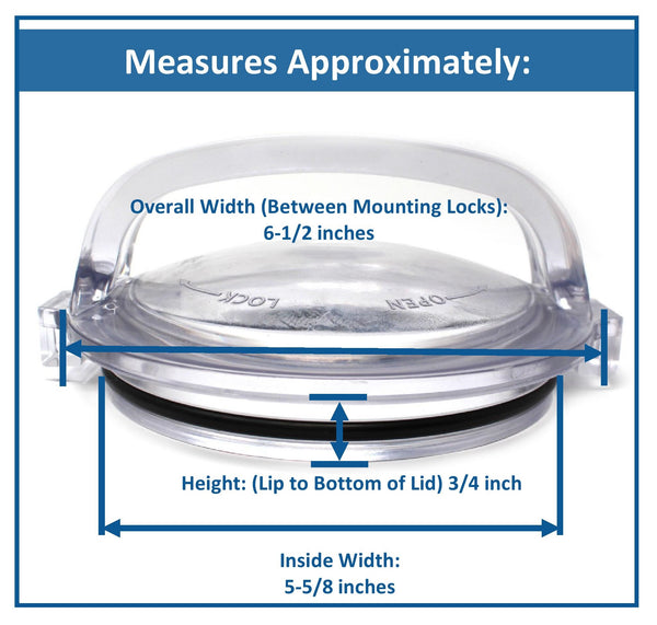 Pump Strainer Lid for Hayward PowerFlo Replaces 25306000020 SPX1500D