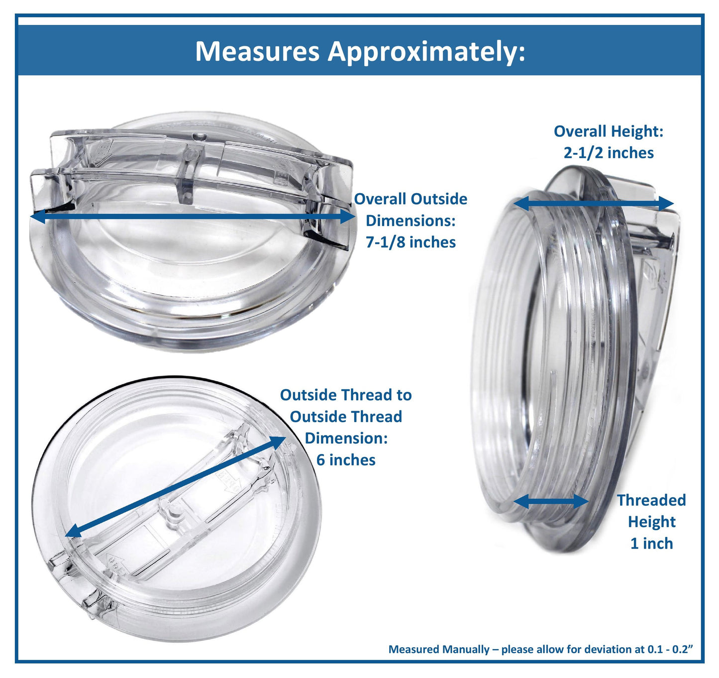 New JSP Pool Pump Replacement Thread Lid for Hayward Super II 2 SPX3100D
