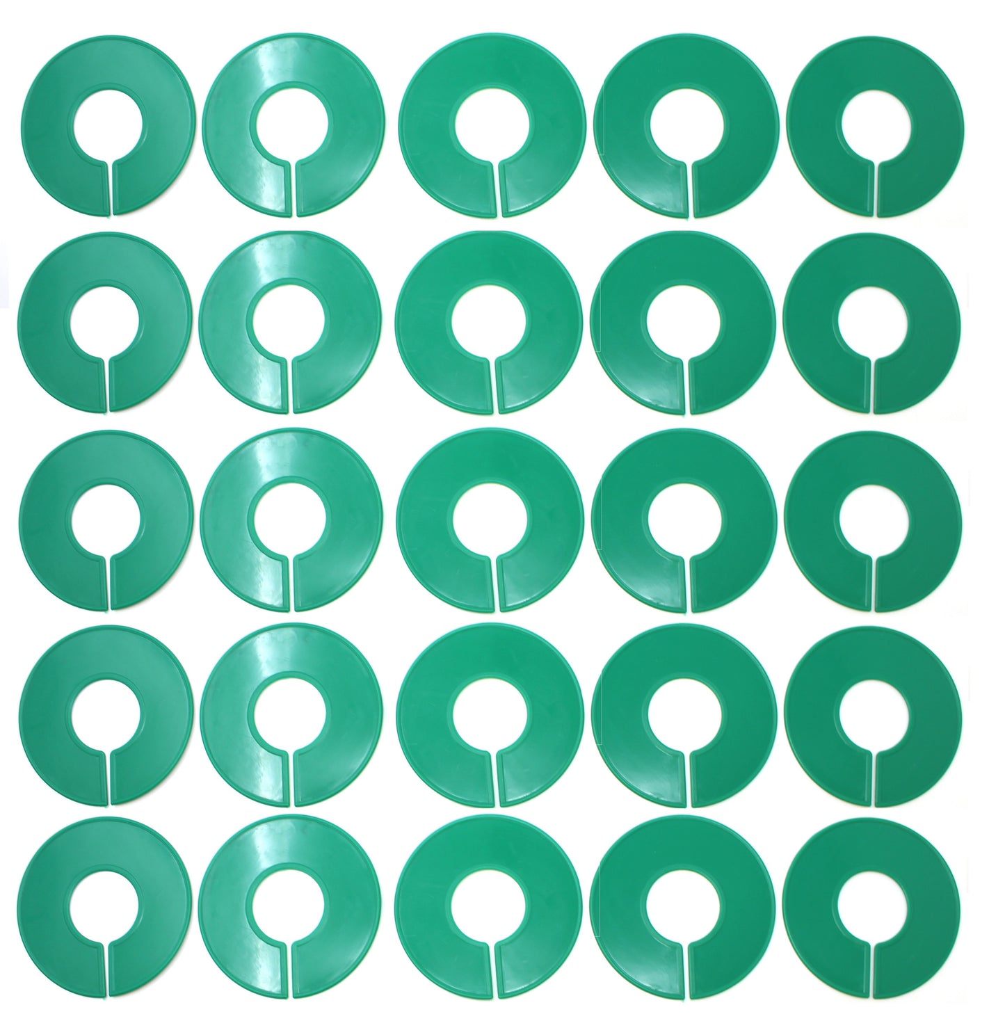 Blank Round Plastic Rack Dividers for round & square rods - Pick a Color / Pick a Quantity