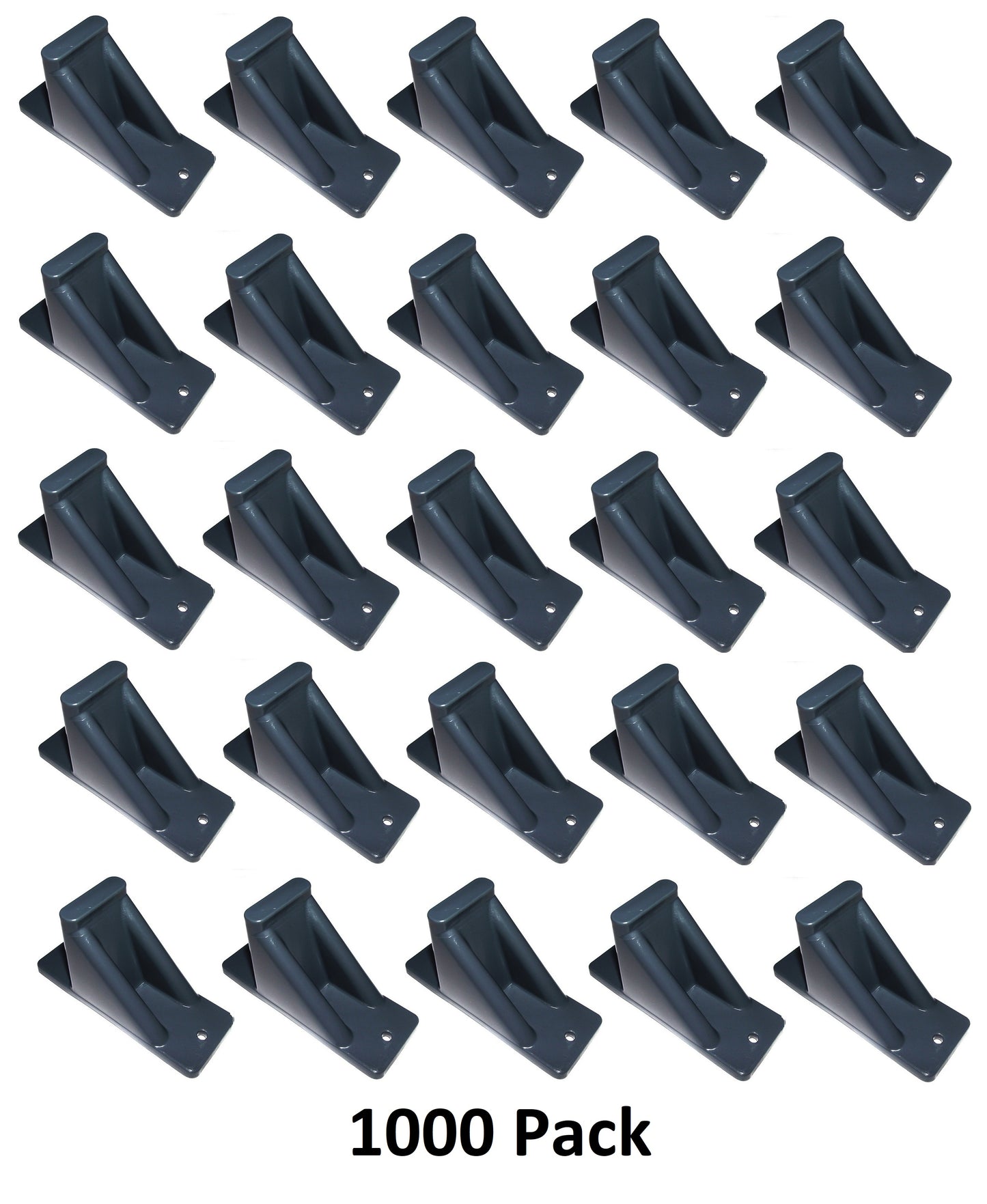 Dark Grey Plastic Mini Roof Snow and Ice Guard - Multi-Quantity Pack | Prevent Sliding Snow Stop Buildup