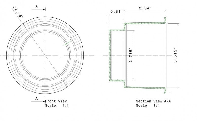 Blue 3-5/8 Jumbo Cup Recessed Drop in for Boat RV Car Truck Pool Table Sofa Inserts Large Size