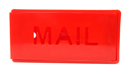 Plastic Front Mount Red Mailbox Flag for Brick, Stone Mailboxes, Mail Alert Flag, Stylish Mailbox Alert Flag