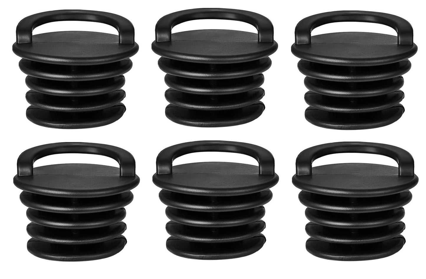 Black Kayak Scupper Plug | Replacement Stopper Plugs for Kayak, Canoe Boat drain holes