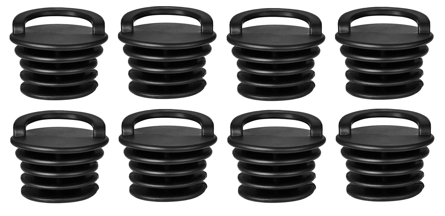 Black Kayak Scupper Plug | Replacement Stopper Plugs for Kayak, Canoe Boat drain holes