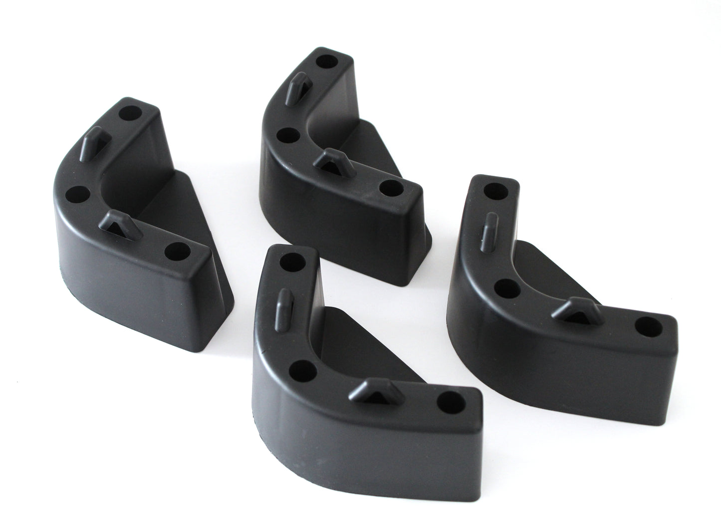 JSP Boat Marine Cooler Mounting Kit for Yeti Igloo Engle Coleman (SET OF 4) Black or White