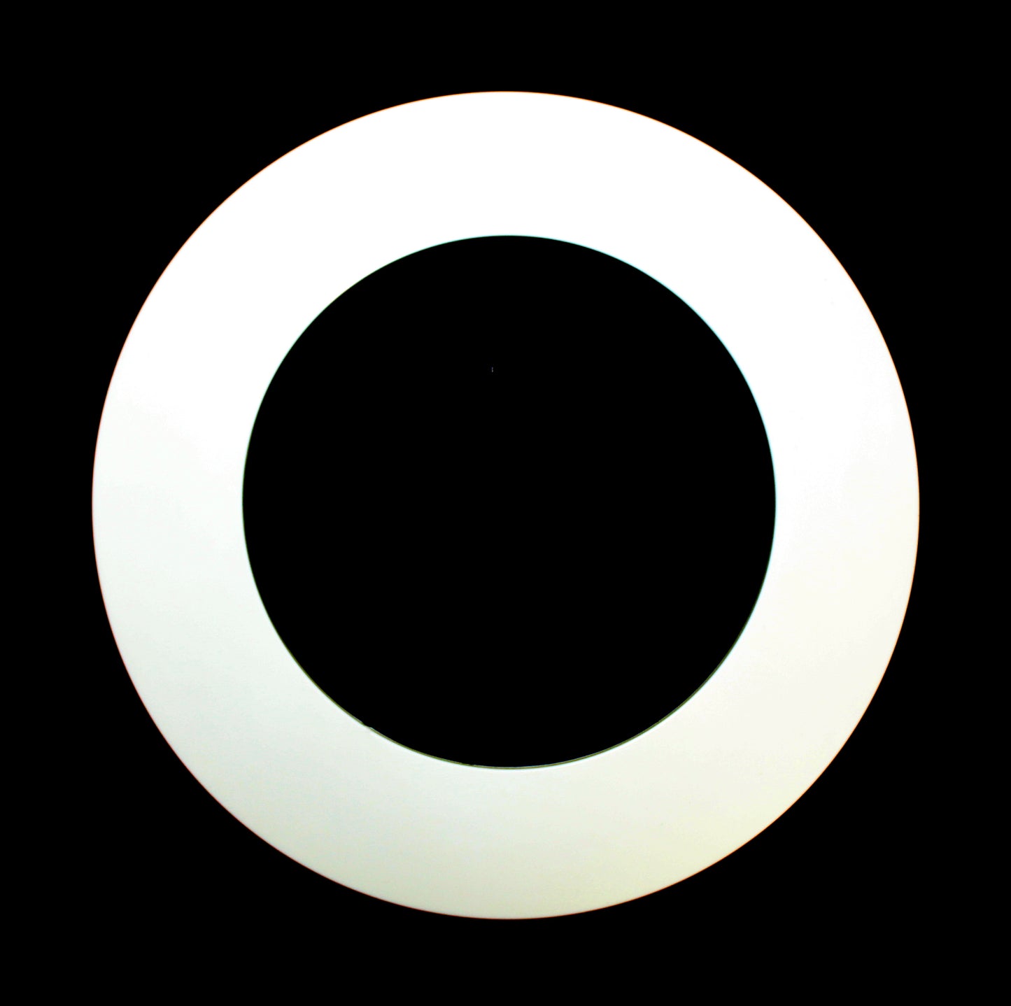 Plastic 4.25" Light Trim Goof Ring for 4" Inch Lighting Fixture Recessed Can - Black or White