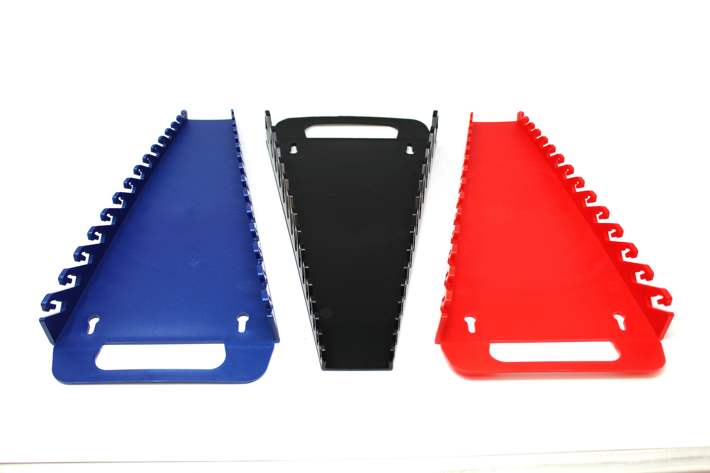 15-Tool Plastic Portable Wrench Gripper Organizer Holder Tool Tray -Multi Color