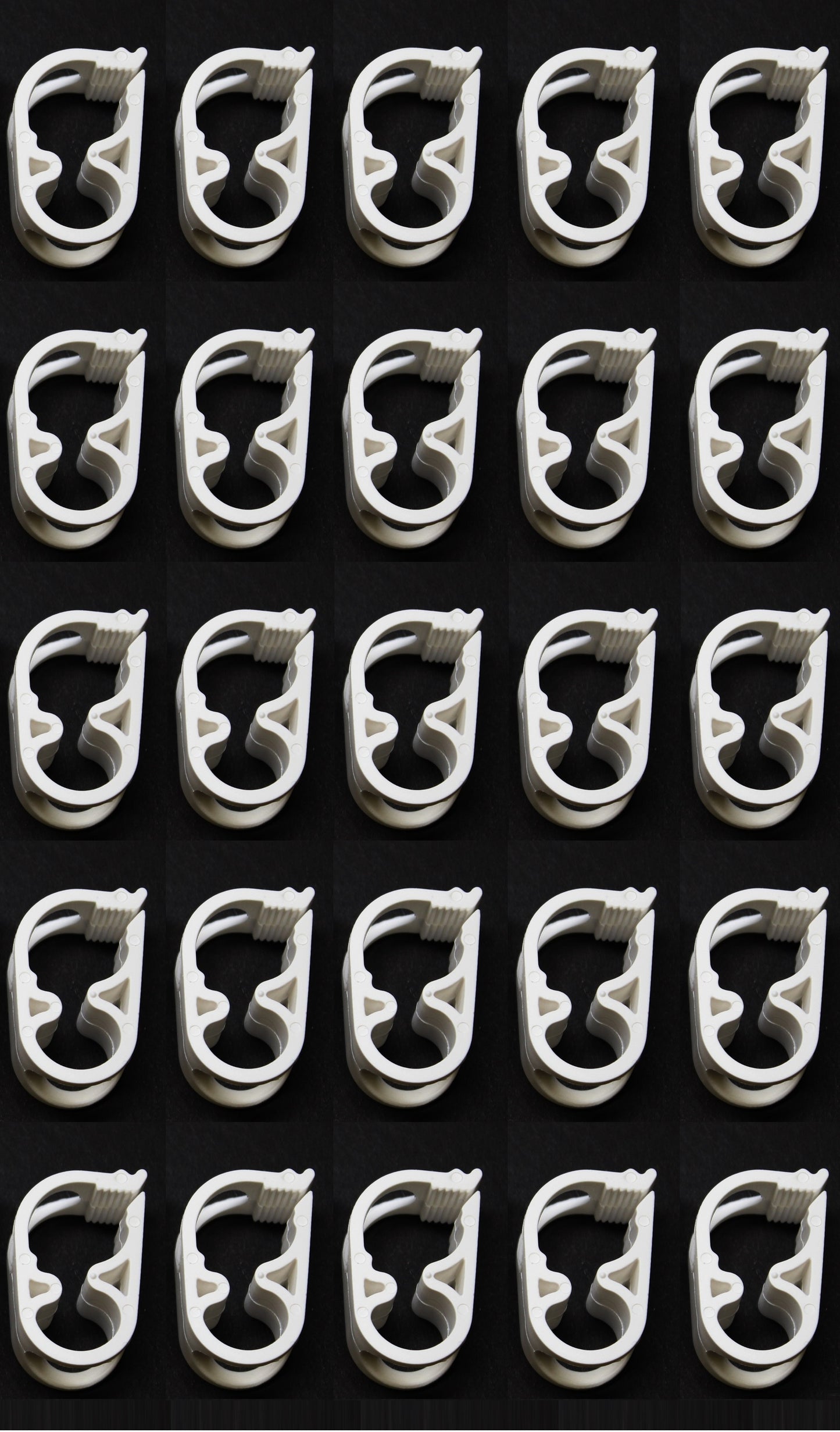 Large Tubing / Siphon Hose Shut Off Plastic Pinch Clamp Fits 7/16 in O.D. Tubing Ratcheted Flow Control Valve Closure - Multi-Pack