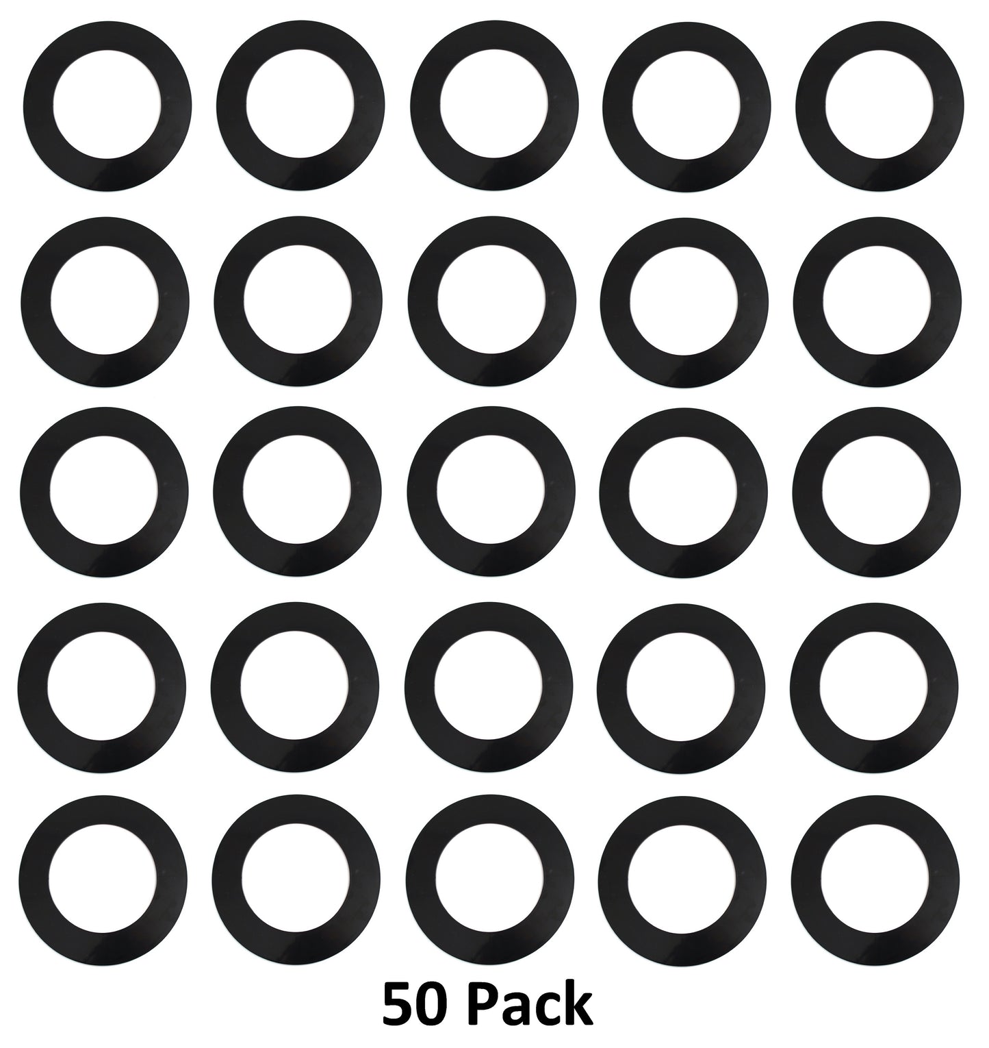 Plastic 4.25" Light Trim Goof Ring for 4" Inch Lighting Fixture Recessed Can - Black or White