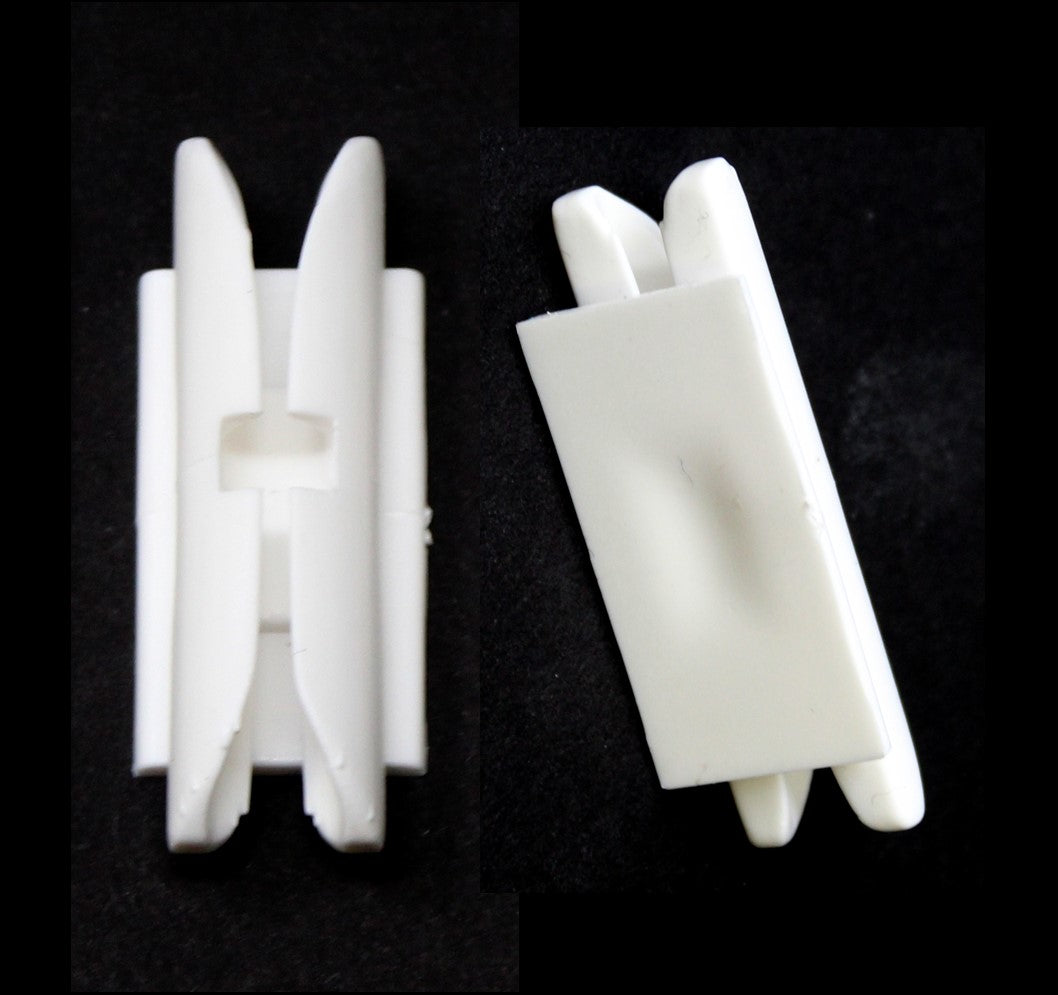 Plastic Headliner Center & Side Bow Mounting Snap Clips Kit - Includes (6) 4012532681 1967-1972 GM A Body & (6)4012532682 1967-1974 GM A F X Body