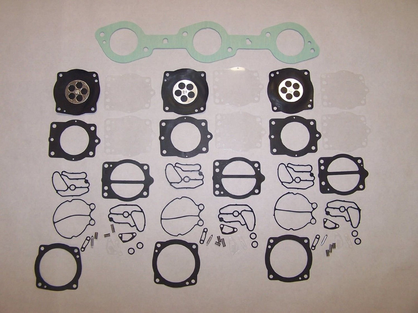 Kawasaki Triple Carburetor Kit with Base Gasket 11060-3753 900 Zxi & Stx Jetski Jet Ski