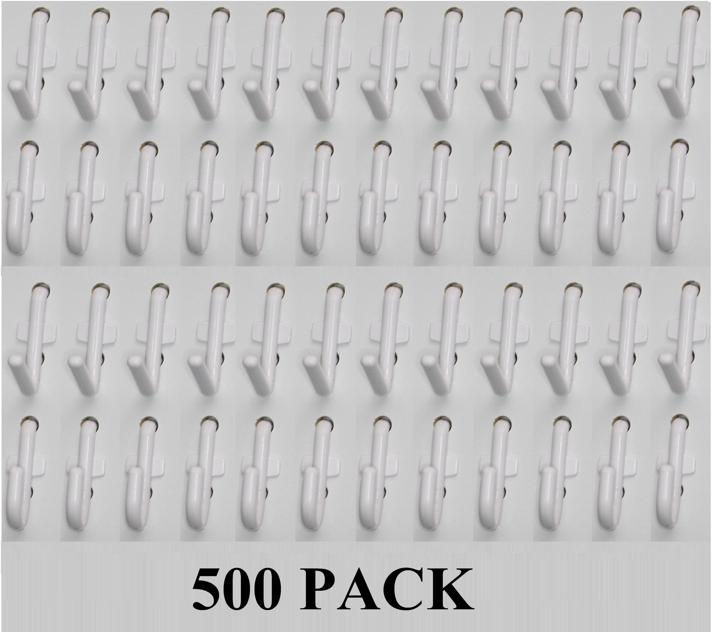 J & L Style Plastic White Pegboard Locking Hooks Kits - Multi-Packs | Garage storage jewelry tools crafts