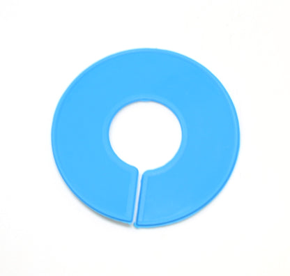 Blue Round Plastic Blank Rack Size Dividers for round & square rods - Multi-Pack