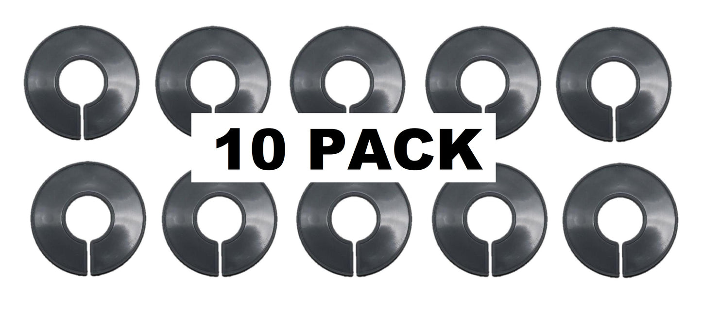 Grey Round Plastic Blank Rack Size Dividers for round & square rods - Multi-Pack