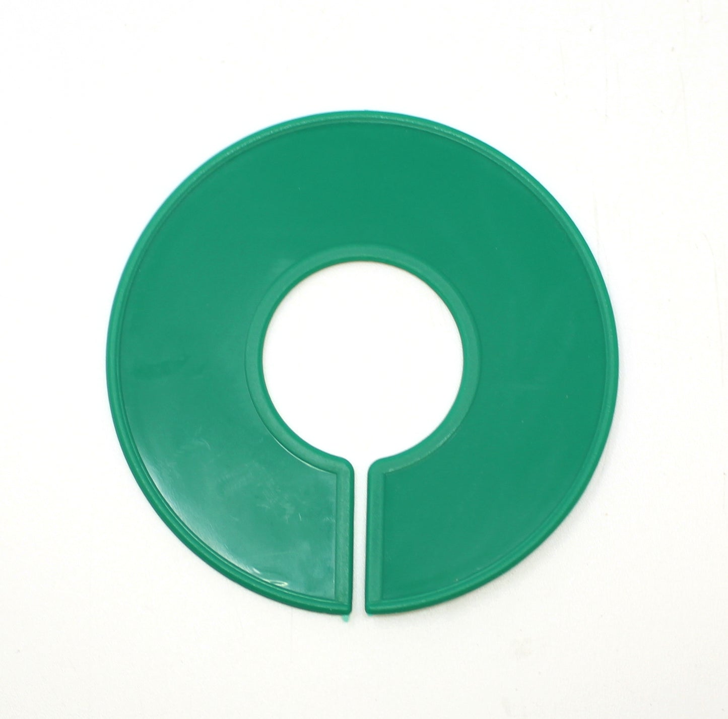 Green Round Plastic Blank Rack Size Dividers for round & square rods - Multi-Pack