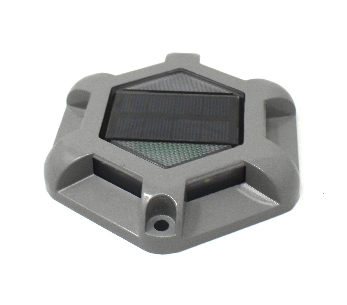 Flat Dock Piling Cap with Outdoor Solar Powered Waterproof LED White Light | Black or White Caps 8" 9" 10" 11" 12"