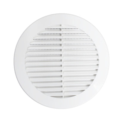 6" Round Plastic Louver Soffit Air Vent Reptile Screen Grille Cover