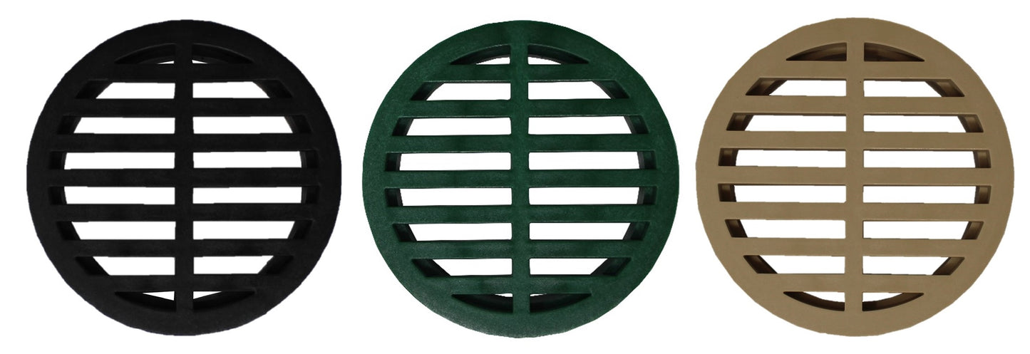 4" Outdoor Round Flat Drain Grate Cover