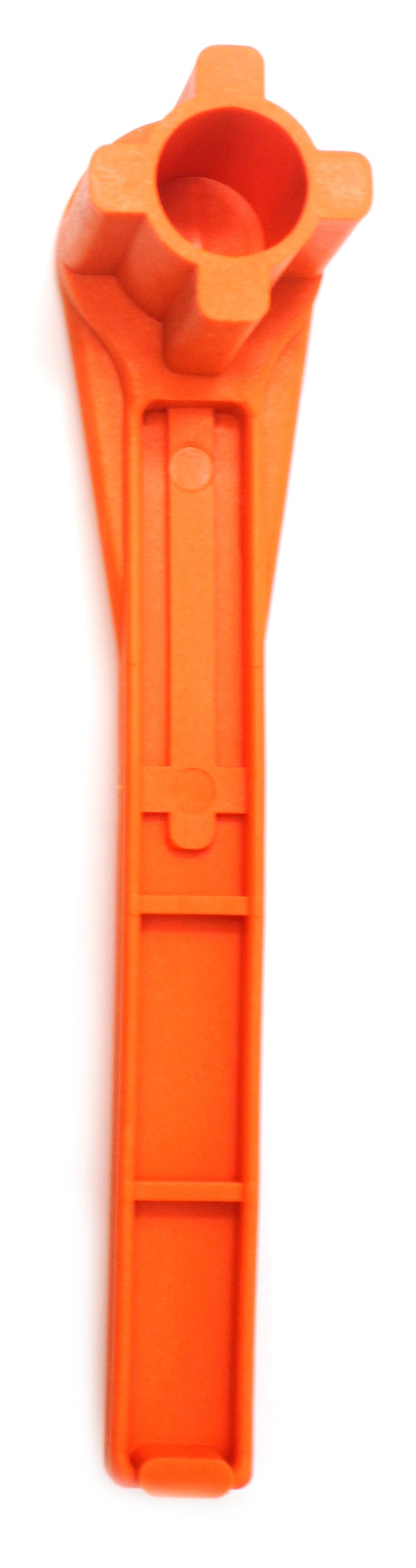 4-in-1 Gas and Bung Wrench Non Sparking Solid Drum Bung Nut Wrench (ORANGE)