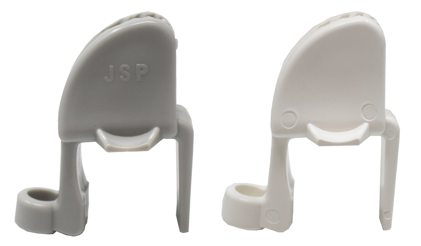 Plastic Pontoon Boat Square Rail Fender Adjuster Clip for Bumpers - Grey or White