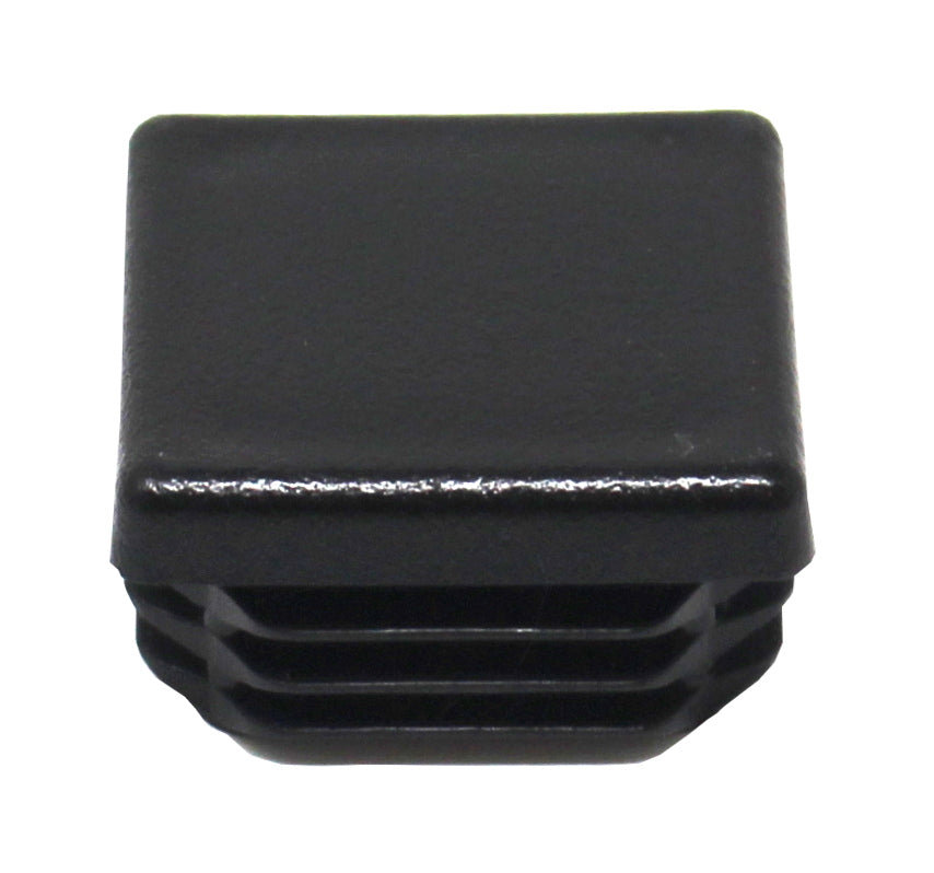 Plastic 1/2 X 1-1/2 Inch Black Rectangle Tubing Cap, Finishing Plug Pipe Tubing End Cap Durable Chair Glide Universal 2