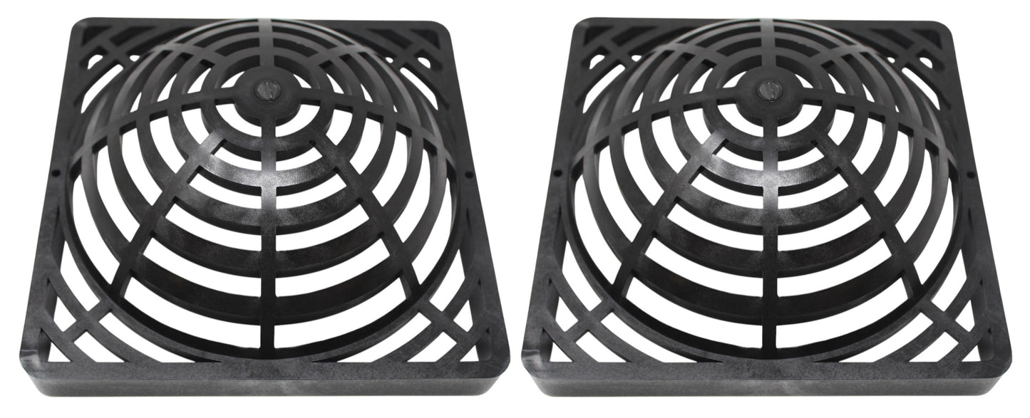 9 Inch Outdoor Square Dome Atrium Drain Grate Cover