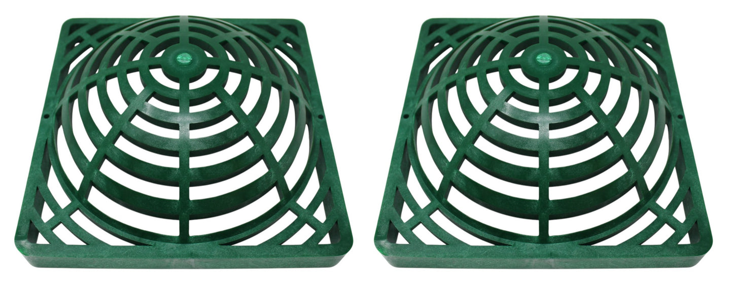 9 Inch Outdoor Square Dome Atrium Drain Grate Cover