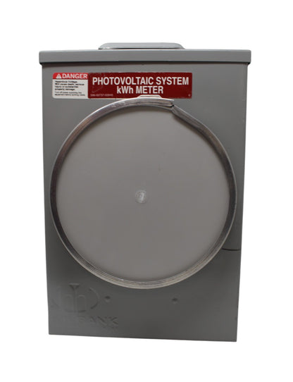 7-inch Grey Plastic Meter Hub Closing Plate Cover