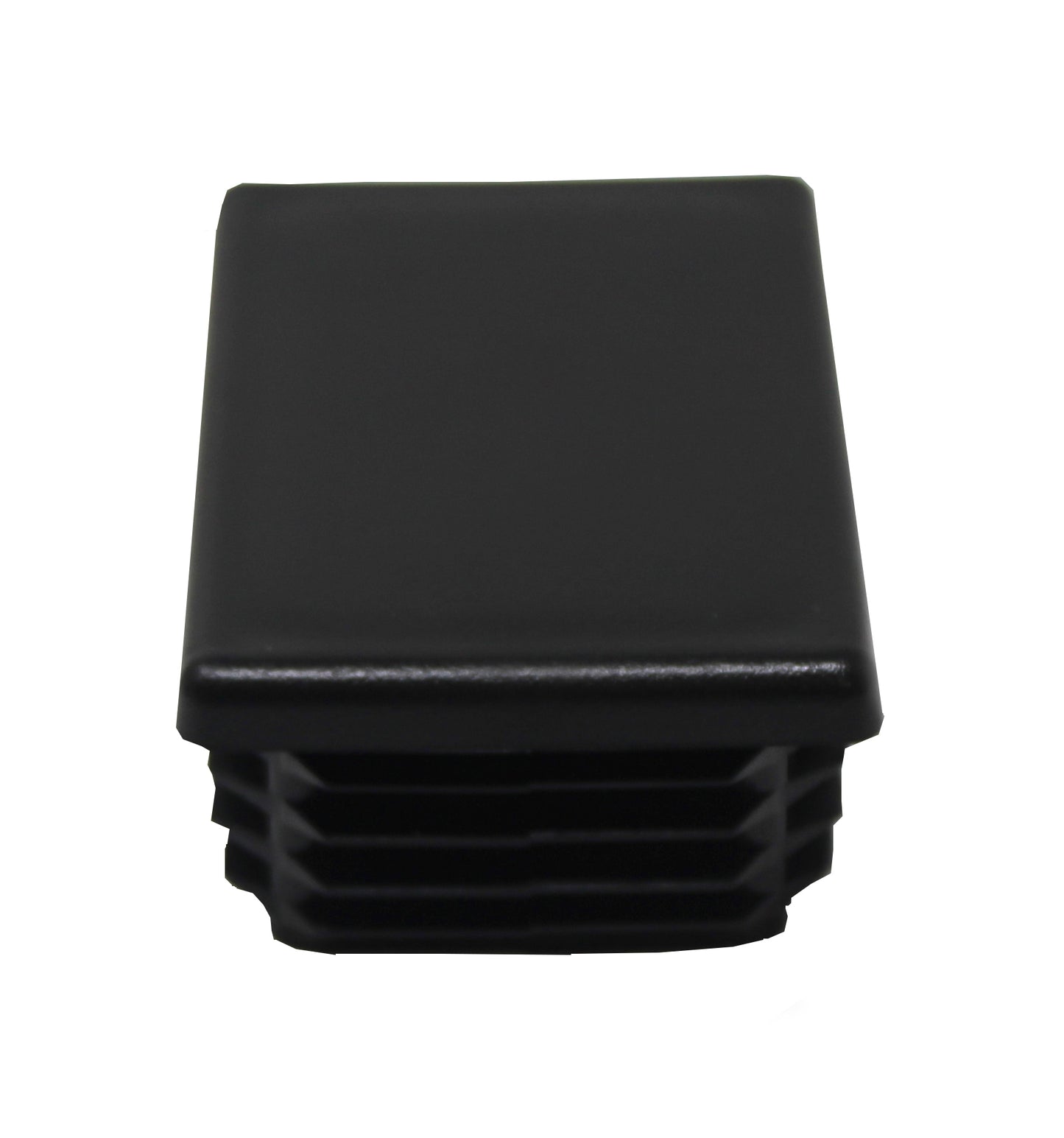 Black Plastic 2"x3 inch Rectangle Tubing End Cap Plug Insert, Finishing Plug, Pipe End Cap, Durable Chair Glide Universal