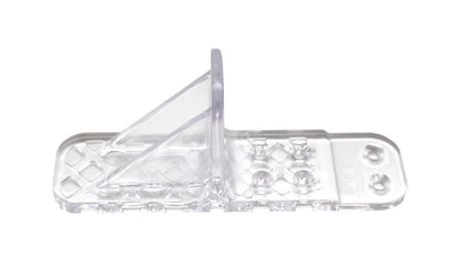 Clear Plastic Glacier 25 Piece Mini Snow & Ice Roof Guard Kits with Mounting Hardware