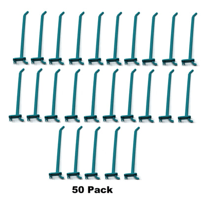 Multi-Color Plastic Pegboard Hooks Garage/ Storage/ Organization/ Jewelry - 2, 4 or 6 inch