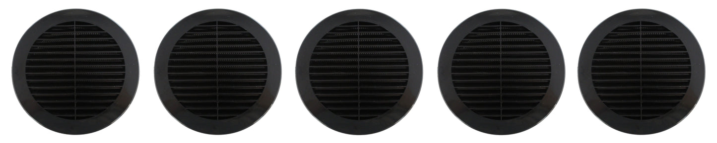 6" Round Plastic Louver Soffit Air Vent Reptile Screen Grille Cover