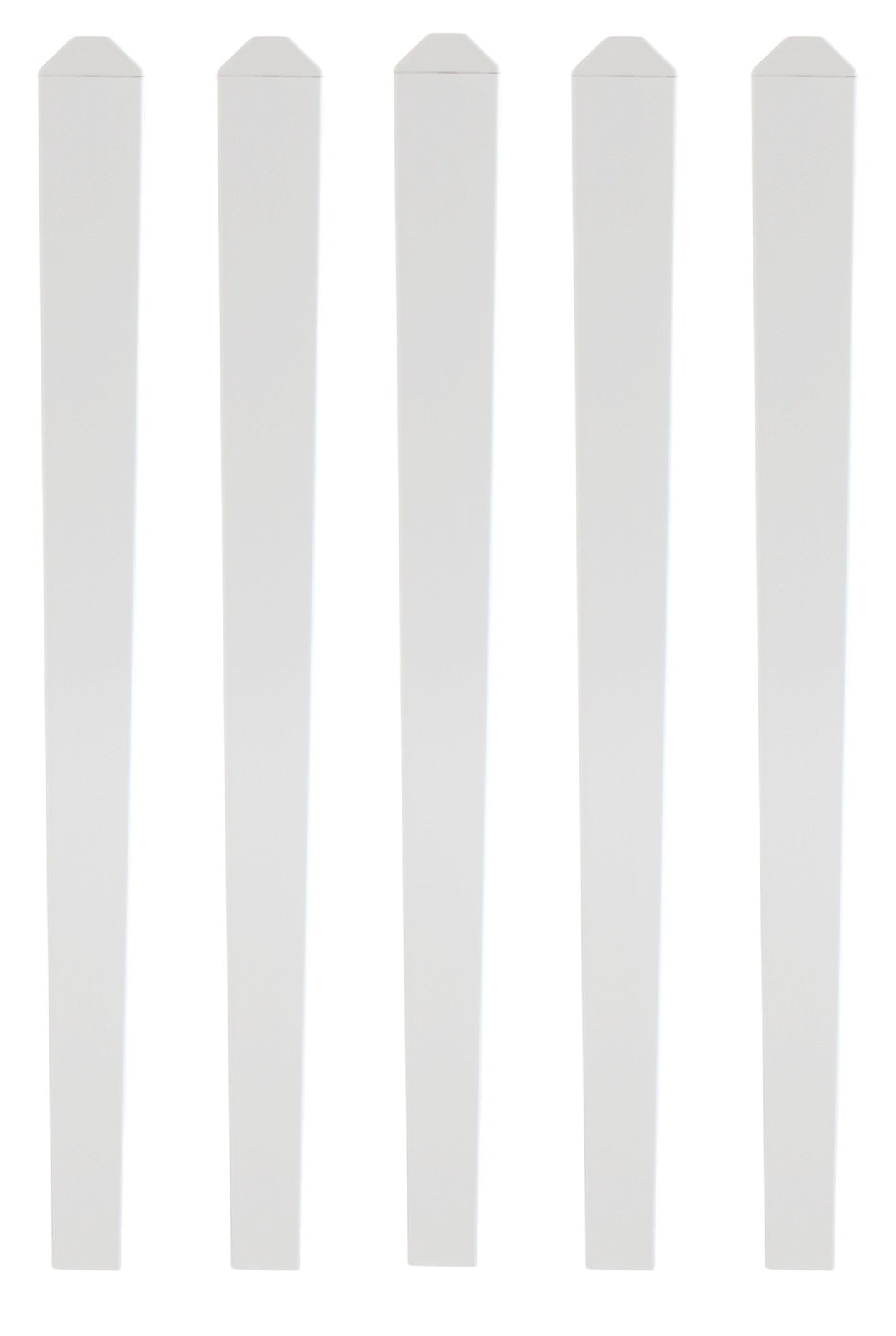 7/8"x3" Dog Ear Capped Vinyl Pickets