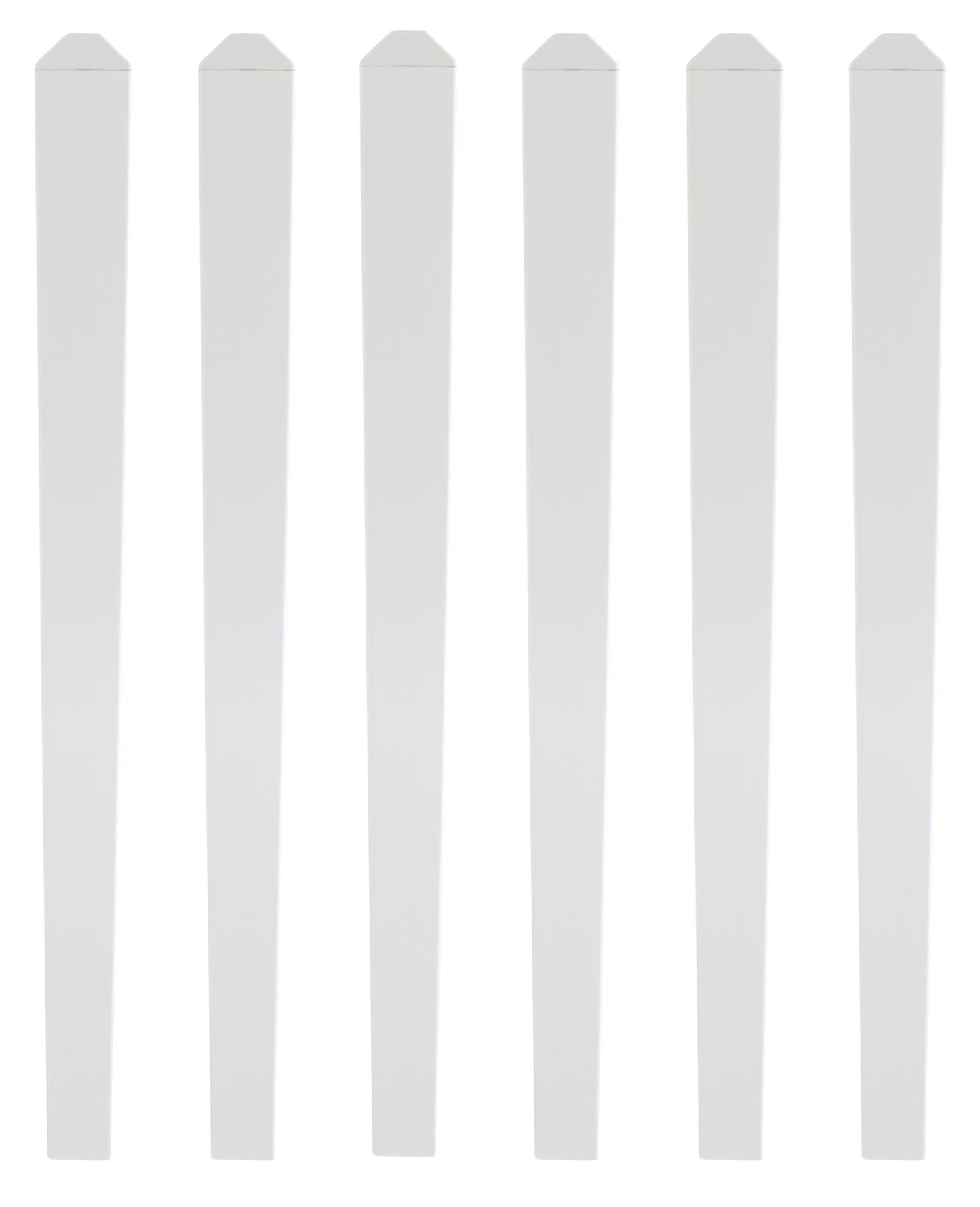 7/8"x3" Dog Ear Capped Vinyl Pickets