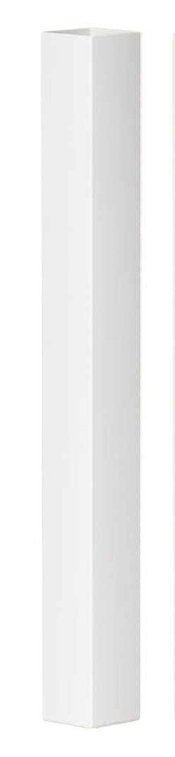 4 in. x 4in. x 102 in. White Traditional Vinyl Fence Post Sleeve Jacket