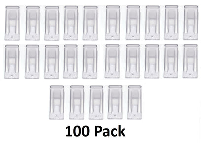 Clear Plastic Mini Roof Snow and Ice Guard - Multi-Quantity Pack | Prevent Sliding Snow Stop Buildup