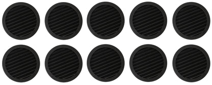 5" Round Plastic Louver Soffit Air Vent Reptile Screen Grille Cover