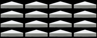 6x6 True (155mmx155mm) Pyramid Vinyl Fence Post Cap Black, Grey, Tan or White for True Actual 6"x 6" Posts