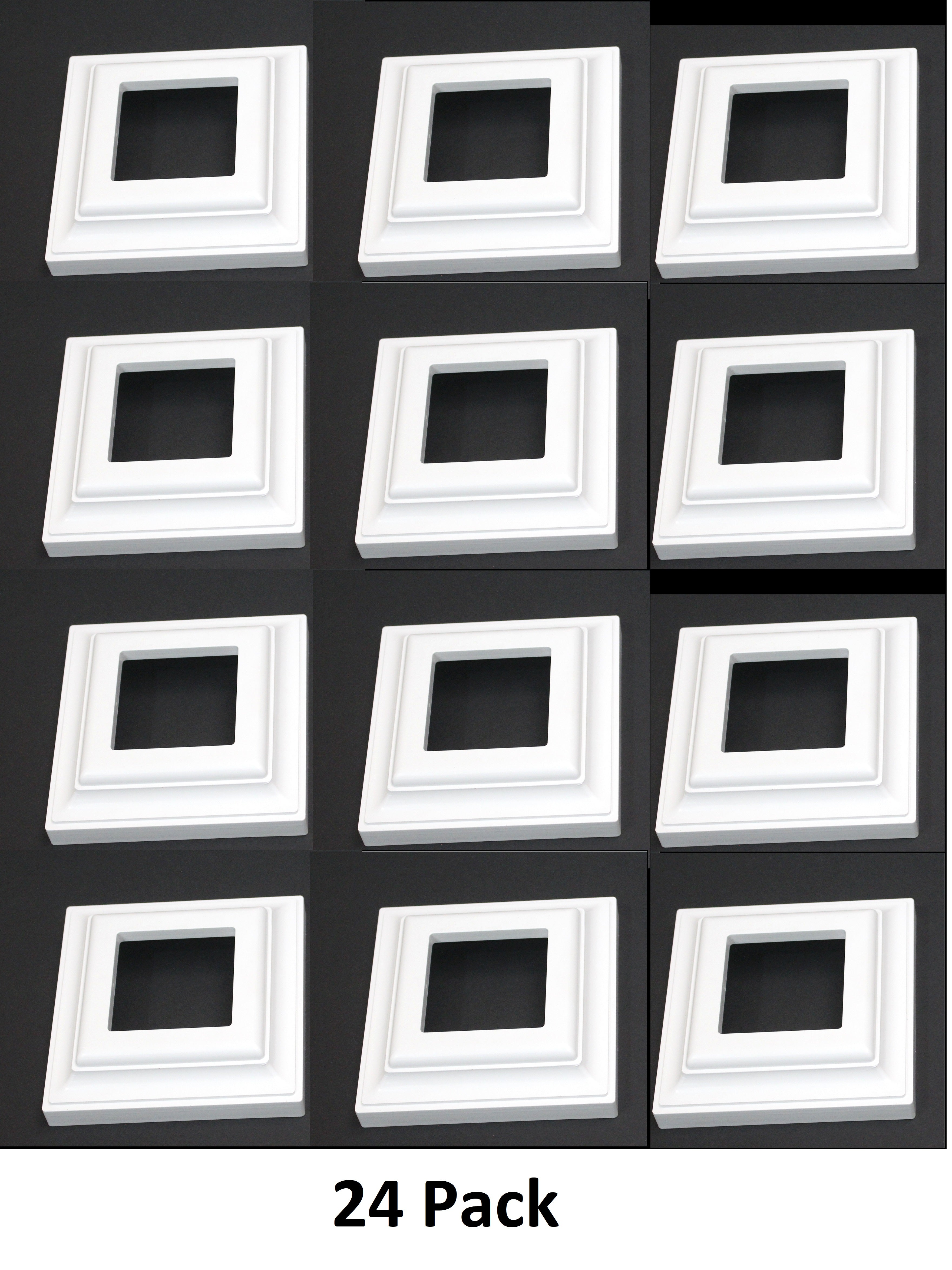Buy 3x3 White Deck Post Base Trim Ring – JSP Manufacturing